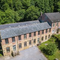 aerial photo of Cote Ghyll Mill (YHA)